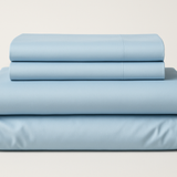 Jogo de Cama Casal Algodão Azul Claro - 3 Peças